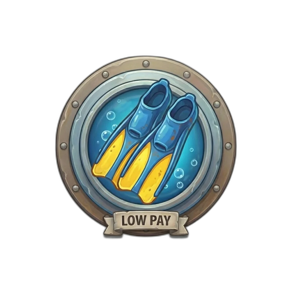 Razor Shark simbolo Pinne basso valore