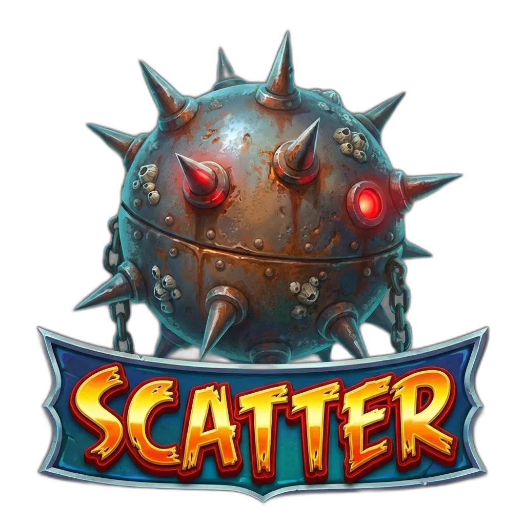 Razor Shark Sea Mine Scatter symbol — 3 attivano il bonus Free Games